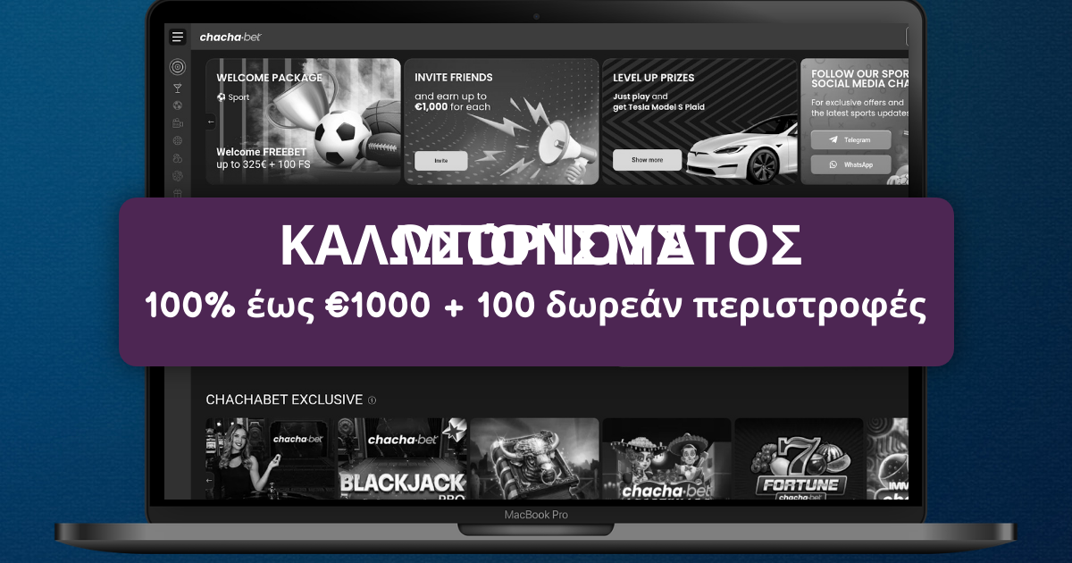 ChachaBet Casino welcome bonus